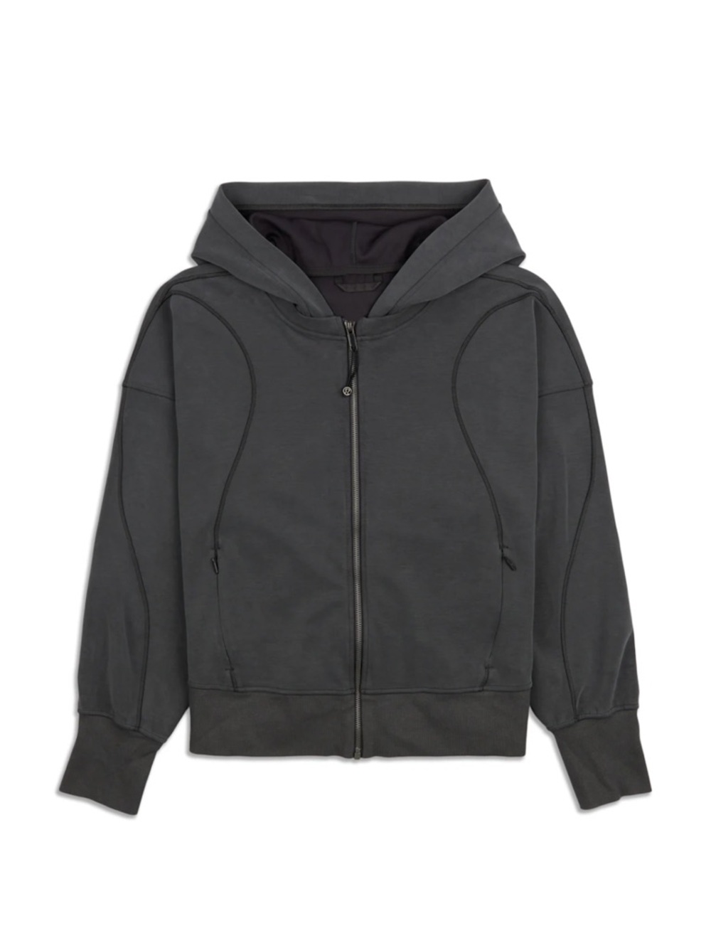 lululemon athletica Charcoal Gray Full-Zip Hoodie Jacket